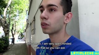 Top Gay Latino Spreads His Asshole For Cash First Time
