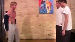 Gay Group Sex With Four Jocks Cumming
