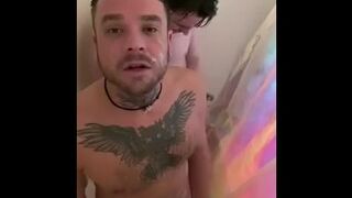Shower fun - sucking, rimming, fucking and facials