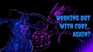 Working out with a Kaiju....Again? (M4M) (ASMR)