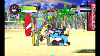 Oh So Hero [LGBT Hentai PornPlay] Ep.1 bareback furry gay sex on the beach