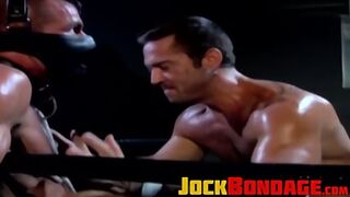 Jock Bryce Pierce Torments Luca Ciccone By Playing And Clamping His Nipples