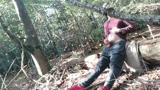 Wanking in the woods - risk of getting caught
