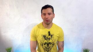 Haitian man is surprised by his roommate masturbating and ends up him with his 25cm