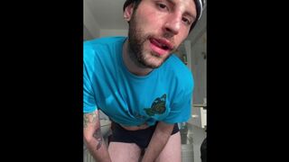 HAIRY BOY MASTURBATES IN VARIOUS ANGULATIONS