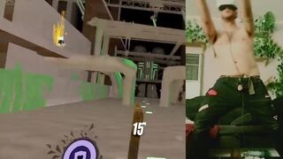 Streaming VR game workout with my dick out (trying stuff out)