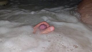 Jacking Off in Outdoor Jacuzzi Cuming Hoping the Neighbors are Watching