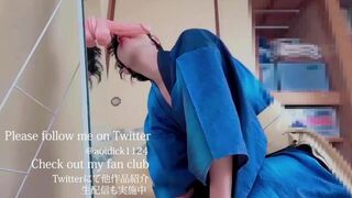 A handsome guy who blows on Onanist Take-kun's big cock