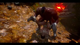 Mechanics fucking hiding at work 3D