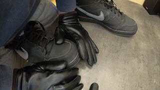 Fuck and cum on Nike Backboard