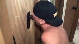 Sucking Black Cock At The Glory Hole