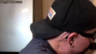 IR Mature Gloryhole BJ Gay Gets Fucked In Homemade Closeup