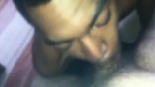 Black Bitch Swallows White Thug Cum