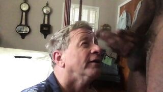 Newsman Stewart Sucks Off Huge Black Cock