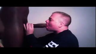 Interracial Blowjob Leads To A Facial For This Amateur Man