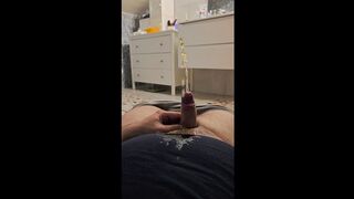 Come drink all my huge piss and cum