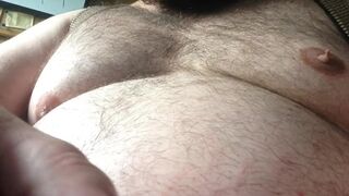 inflateable cigar leather bear with oil clip