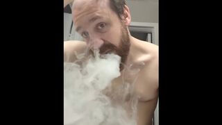 Censored Version: Shaving Head Blowing Clouds