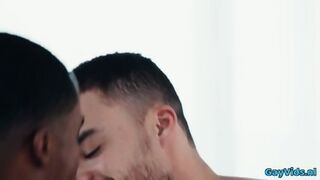 Big Dick Gay Interracial Sex And Cumshot