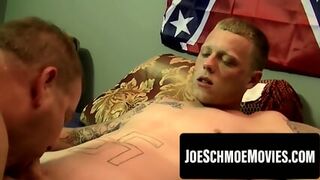 Chubby Black Throat Takes White Cock To The Base