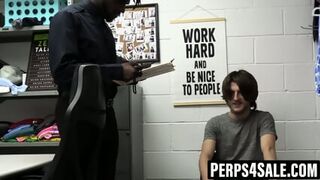 BBC Officer Devin Trez Drills Troy Harlow Tight Ass Rough