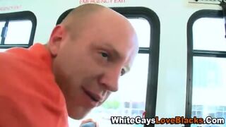 Amateur Black Guy Fucks White Guy