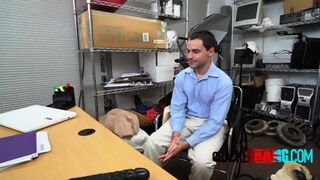 Nerdy Cracker Wants This Job. Interracial Gay Sex With Big Black Cock Is No Problem For Queer Stud