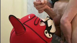 Puppy boy sucks deepthroat big cock and cumshot on face