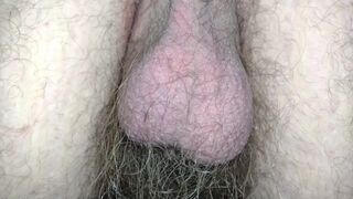A closer view of my butt hole and hanging balls