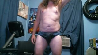 Desperation Wetting my briefs, then stroking till I cum!