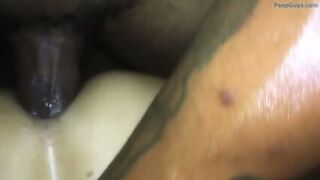 BBC Fucks Sloppy White Boi Hole Raw