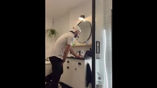 Shower piss desperation