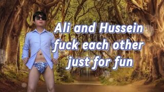 Ali and Hussein enjoy fucking each other asses and they just do it for fun