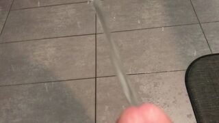 Power Pissing on my Kitchen Floor (With Slow Motion Replay)