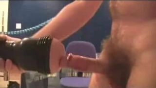 Thedudewhosadude fucks a fleshlight for like, a second.