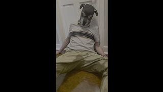 Puppy Boy Can’t Hold It & Pees Himself Outside the Bathroom (4K)