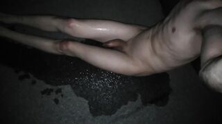 Public piss and nude walk