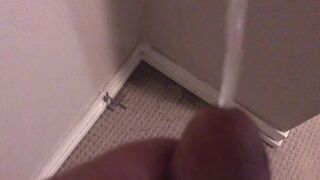 Power Pissing on my Bedroom Walls and Carpet (With Slow Motion Replay)