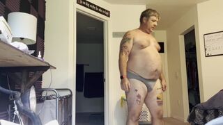 working on getting rid of the spare tire