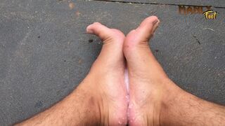 DON’T YOU WISH YOUR BOYFRIEND - CUM LIKE ME - CUM FEET SOCKS SERIES - MANLYFOOT - DON’T YA