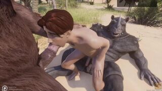 Wild Life / Guy Gets Two Huge Furry Dick (Group)