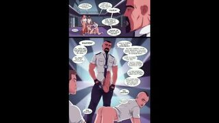 Rasgando O Cu Na Cadeira Gay Cartoon PT BR