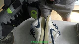 18yo cum on white Nike Shoes