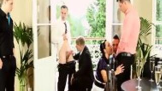 Bisex Sluts Share Cocks