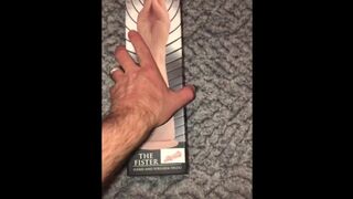Unboxing & Testing Out My New “The Fister” Dildo In My Ass For The First Time & Cum In Its Palm Too