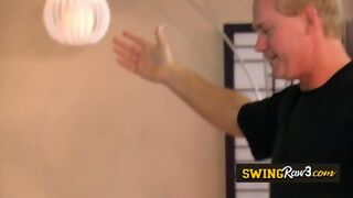 AMATEUR Couple Joins The SWINGER Group For DIRTY Orgy