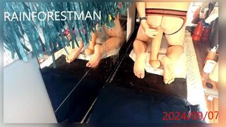 Rainforest-man Feeding his Hungry Ass Again