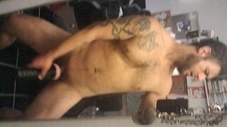 fucked my fleshlight and came RIGHT before my roommate came home