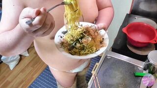 [Prof_FetihsMass] Take it easy Japanese food! [spaghetti with wasabi]