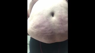 Very risky public nudity and cumblast